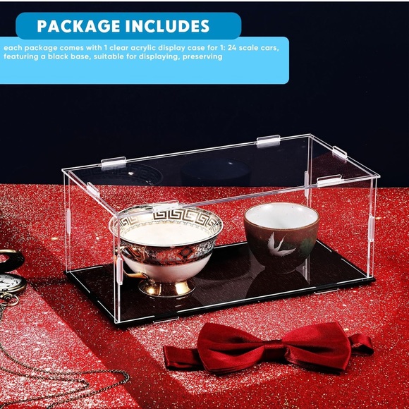 1 Pcs Clear Acrylic Display Case for 1:24 Model Car Requires Installation - Picture 5 of 8
